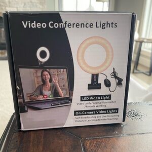 LED Selfie Light | Video Conference Light | 3 Color Temps & 5 Brightness Levels
